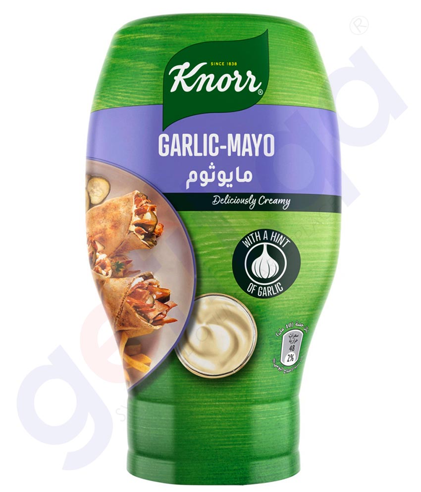 Buy Knorr Garlic Mayo 532ml Price Online in Doha Qatar