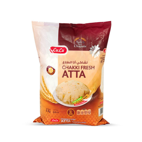 GETIT.QA- Qatar’s Best Online Shopping Website offers LULU CHAKKI FRESH ATTA 5KG at the lowest price in Qatar. Free Shipping & COD Available!