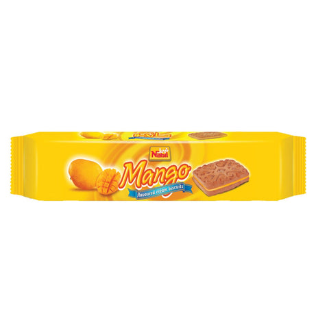 GETIT.QA- Qatar’s Best Online Shopping Website offers NABIL MANGO FLAVOURED CREAM BISCUITS 82G at the lowest price in Qatar. Free Shipping & COD Available!