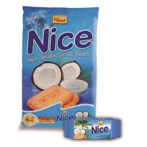GETIT.QA- Qatar’s Best Online Shopping Website offers NABIL NICE SUGAR SPRINKLED COCONUT BISCUITS 48G X 12 PIECES at the lowest price in Qatar. Free Shipping & COD Available!