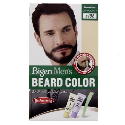 GETIT.QA- Qatar’s Best Online Shopping Website offers BIGEN MEN'S BEARD COLOR B102 BROWN BLACK 1 PKT at the lowest price in Qatar. Free Shipping & COD Available!