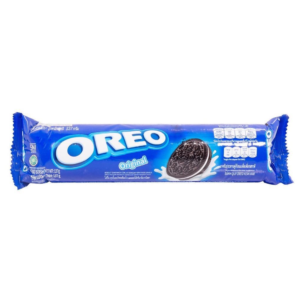GETIT.QA | OREO VANILLA CREAM BISCUIT 123.5G | COD available