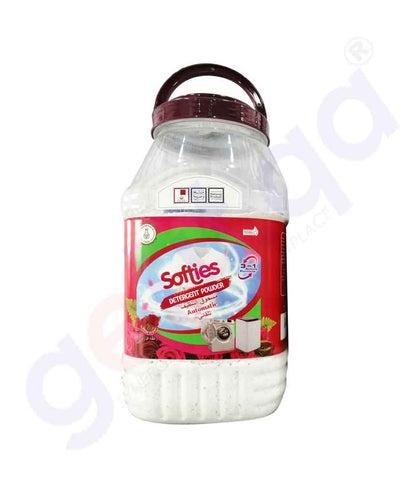 Buy Softies Detergent Powder Rose Scent 3.750kg Doha Qatar