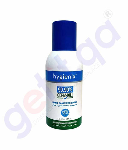 GETIT.QA | Shop Hygienix Sanitizer Spray 120ml Price Online Doha Qatar