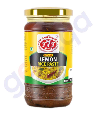 BUY 777 INSTANT LEMON RICE PASTE 300GM IN QATAR | HOME DELIVERY WITH COD ON ALL ORDERS ALL OVER QATAR FROM GETIT.QA