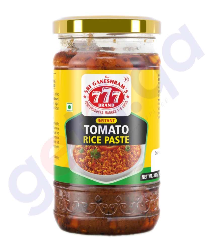 BUY 777 INSTANT TOMATO RICE PASTE 300GM IN QATAR | HOME DELIVERY WITH COD ON ALL ORDERS ALL OVER QATAR FROM GETIT.QA