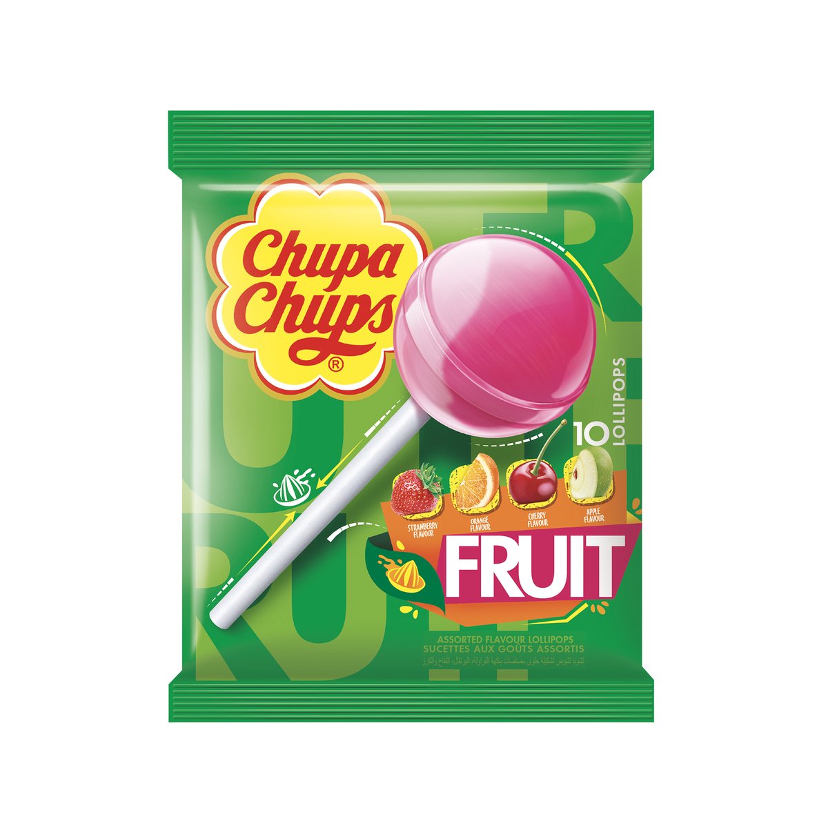 Chupa Chups Fruit Lollipops Candy 10 pcs1