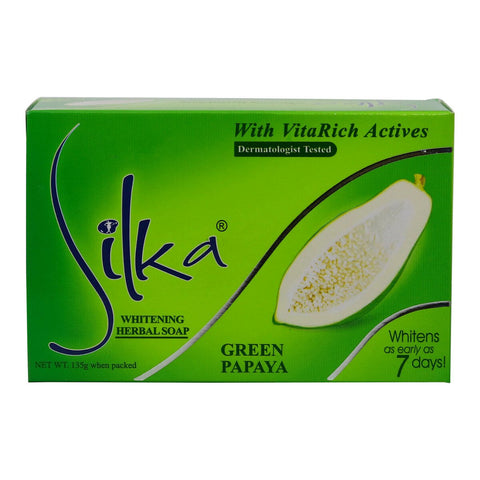 GETIT.QA- Qatar’s Best Online Shopping Website offers SILKA HERBAL SOAP WHITENING GREEN PAPAYA 135G at the lowest price in Qatar. Free Shipping & COD Available!