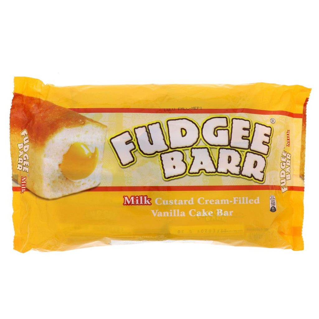 Fudgee Barr Milk Custard Cream Filling Vanilla Cake Bar 10 x 41g | GETIT.QA