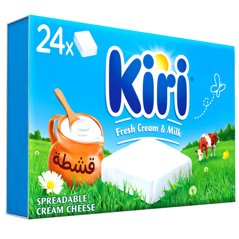 GETIT.QA- Qatar’s Best Online Shopping Website offers KIRI SPREADABLE CREAM CHEESE SQUARES 24 PORTIONS 432G at the lowest price in Qatar. Free Shipping & COD Available!