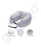 BUY BEST PRICED MI 8H TRAVEL U-SHAPED PILLOW GREY CREAM IN DOHA QATAR