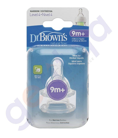 Buy Dr Brown's Level 4 Silicone Nipple 313-INTL Doha Qatar