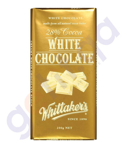 BUY WHITTAKERS - CHOCOLATE WHITE BLOCK 200GM IN DOHA QATAR