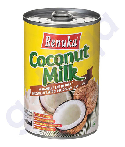 BUY BEST PRICED RENUKA COCONUT MILK 17% FAT 400ML IN QATAR