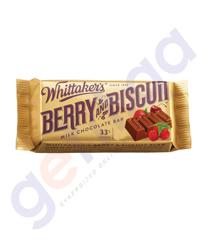 BUY WHITTAKERS-CHOCOLATE BERRY & BISCUITS SINGLES 45GM IN DOHA QATAR