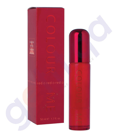 BUY MILTON LLYOD COLOUR ME RED EDT 100ML FOR WOMEN ONLINE IN QATAR