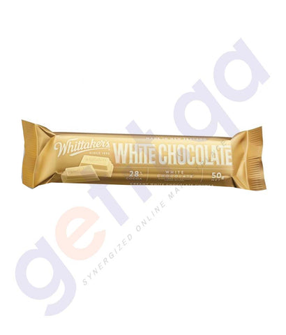 WHITTAKERS - CHOCOLATE WHITE CHUNKS{50GM}