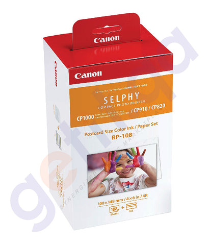 BUY CANON DIGITIAL INK/PAPER RP-108IP IN QATAR | HOME DELIVERY WITH COD ON ALL ORDERS ALL OVER QATAR FROM GETIT.QA