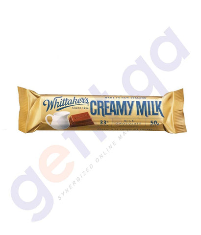 BUY WHITTAKERS-CHOCOLATE CREAMY MILK CHUNKS 50GM IN DOHA QATAR
