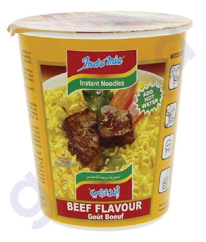 Buy Indomie Cup Noodles Beef 60gm Price in Doha Qatar