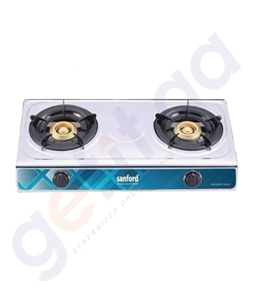 GETIT.QA BUY SANFORD GAS STOVE 2 BURNER SF5313GC IN DOHA QATAR