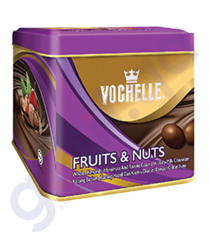 BUY VOCHELLE GIFT COVERED FRUIT/NUTS 180GM TIN SQU IN QATAR