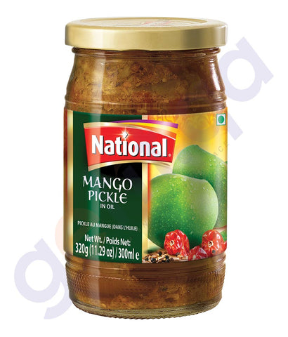 BUY BEST PRICED NATIONAL MANGO PICKLE 320GM ONLINE IN QATAR