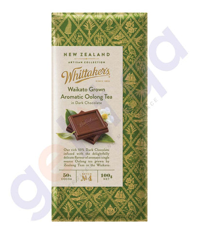 BUY WHITTAKERS - CHOCOLATE DARK WAIKATO GROWN AROMATIC OOLONG TEA BLOCK IN DOHA QATAR