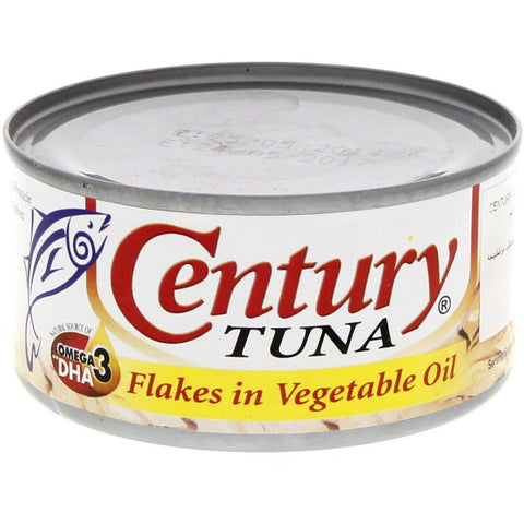 GETIT.QA- Qatar’s Best Online Shopping Website offers Century Tuna Flakes In Vegetable Oil 180 g at lowest price in Qatar. Free Shipping & COD Available!