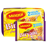 GETIT.QA- Qatar’s Best Online Shopping Website offers MAGGI 2 MINUTES BIRYANI INSTANT NOODLES 5 X 77G at the lowest price in Qatar. Free Shipping & COD Available!