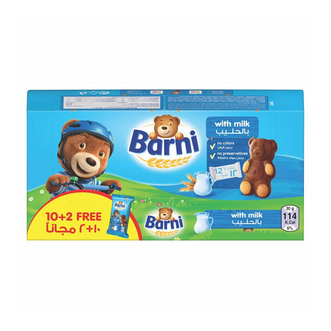 GETIT.QA- Qatar’s Best Online Shopping Website offers BARNI WITH MILK 12 X 30 G at the lowest price in Qatar. Free Shipping & COD Available!