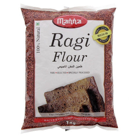 Manna Ragi Flour 1 kg - GETIT.QA