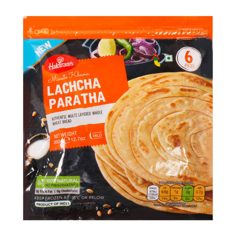 GETIT.QA- Qatar’s Best Online Shopping Website offers HALDIRAM'S MINUTE KHANA MILD LACHCHA PARATHA 360G at the lowest price in Qatar. Free Shipping & COD Available!