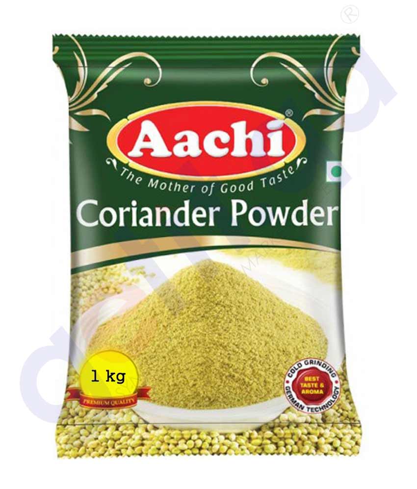 BUY AACHI CORIANDER POWDER 1KG IN QATAR | HOME DELIVERY WITH COD ON ALL ORDERS ALL OVER QATAR FROM GETIT.QA