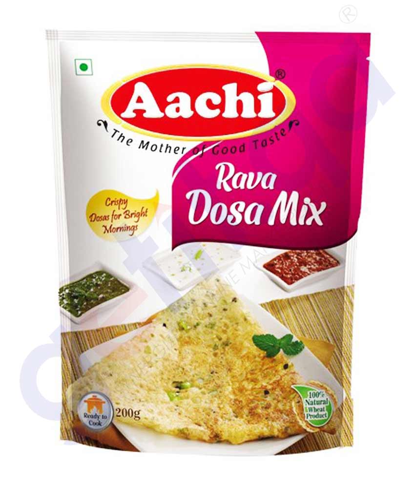 BUY AACHI RAVA DOSA MIX 200GM IN QATAR | HOME DELIVERY WITH COD ON ALL ORDERS ALL OVER QATAR FROM GETIT.QA