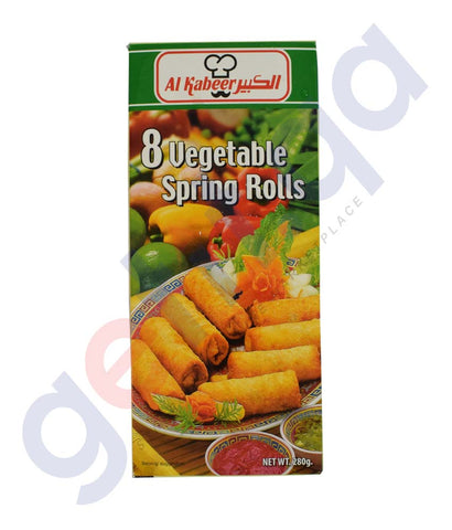 Buy Al Kabeer Vegetable Spring Roll 280gm Online Doha Qatar