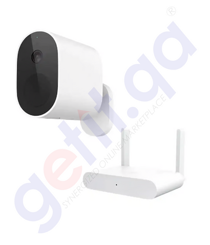 BUY MI WIRELESS OUTDOOR SECURITY CAMERA 1080P SET BHR4435GL IN QATAR | HOME DELIVERY WITH COD ON ALL ORDERS ALL OVER QATAR FROM GETIT.QA