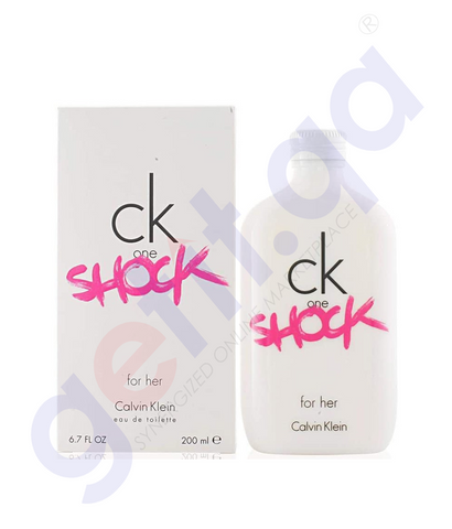 BUY CALVIN KLEIN SHOCK EDT 200ML FOR WOMEN IN QATAR | HOME DELIVERY WITH COD ON ALL ORDERS ALL OVER QATAR FROM GETIT.QA