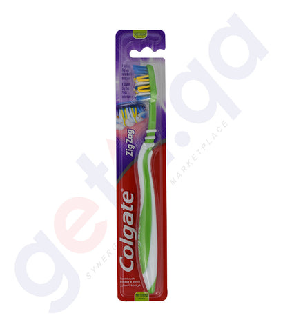BUY COLGATE TOOTHBRUSH ZIG ZAG FLEXIBLE MEDIUM IN QATAR | HOME DELIVERY WITH COD ON ALL ORDERS ALL OVER QATAR FROM GETIT.QA