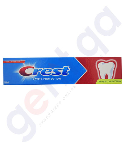 Buy Crest  Cavity Protection Herbal-125ml Online Doha Qatar