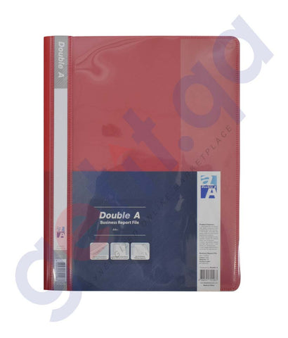 Buy Double A A4 Report File Red Price Online in Doha Qatar