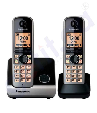 Buy Panasonic Cordless Telephone KX-TG6712 Online Qatar