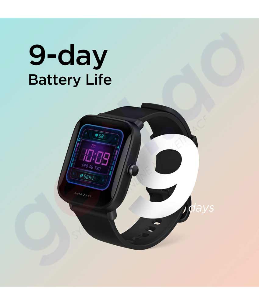 GETIT.QA Buy AMAZFIT SMART WATCH BIP U BLACK Doha Qatar