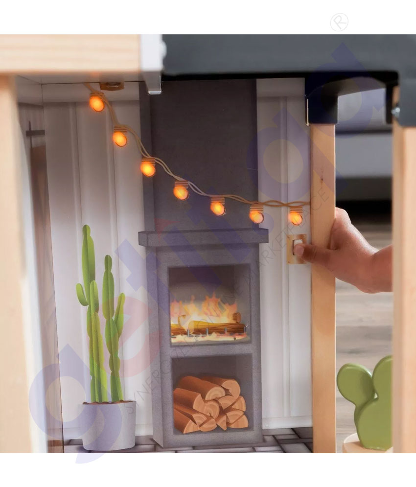GETIT.QA Buy KIDKRAFT CELESTE MANSION DOLLHOUSE WITH EZ KRAFT