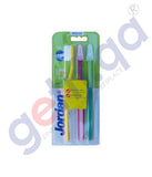 GETIT.QA | Buy Jordan Tooth Brush Classic Medium 2+1 FREE Doha Qatar