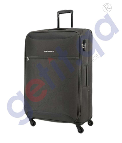 GETIT.QA | Buy Kamiliant Zaka Soft Trolley Small 56 CM-Grey Doha Qatar