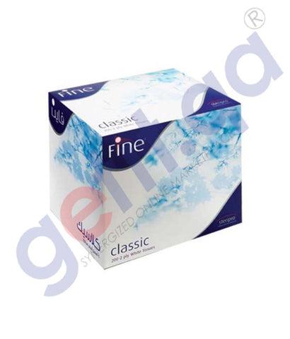 GETIT.QA | Buy Fine Face Tissues Cubic 75 Sheets x 2Ply Doha Qatar