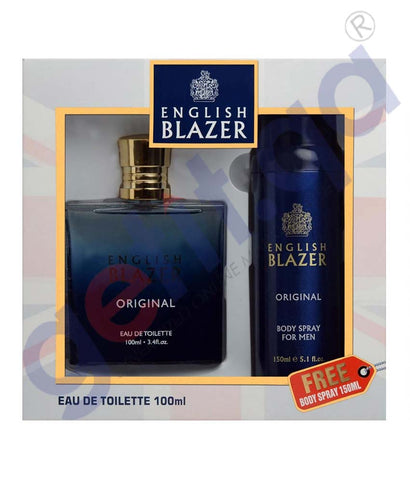 GETIT.QA | Buy English Blazer Gift- Orginal 100ml EDT+150ml Deo Doha Qatar