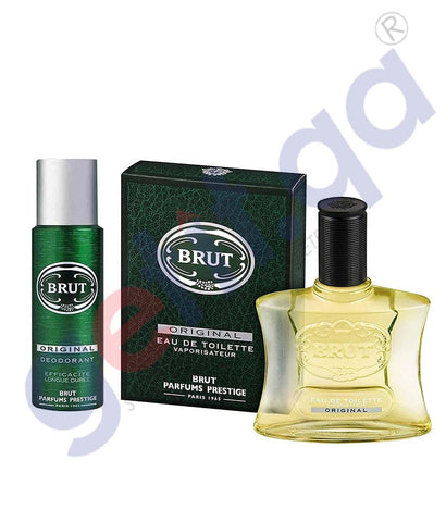 Brut Original EDT + Deodorant For Men 100ml200 Ml