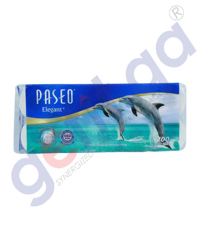 Paseo Toilet Roll 4Ply 200'sheets - Dolphin